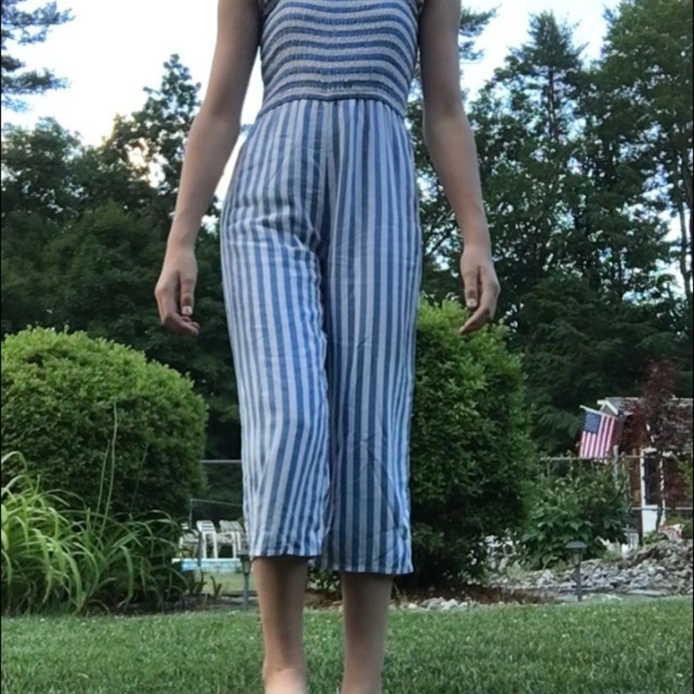 Abercrombie Kids Striped Jumpsuit